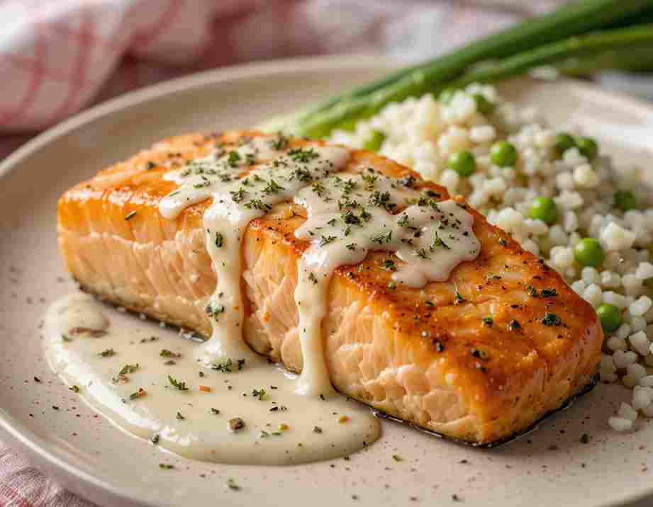 Filet de saumon à la crème ciboulette : un plat gourmet recette saumon