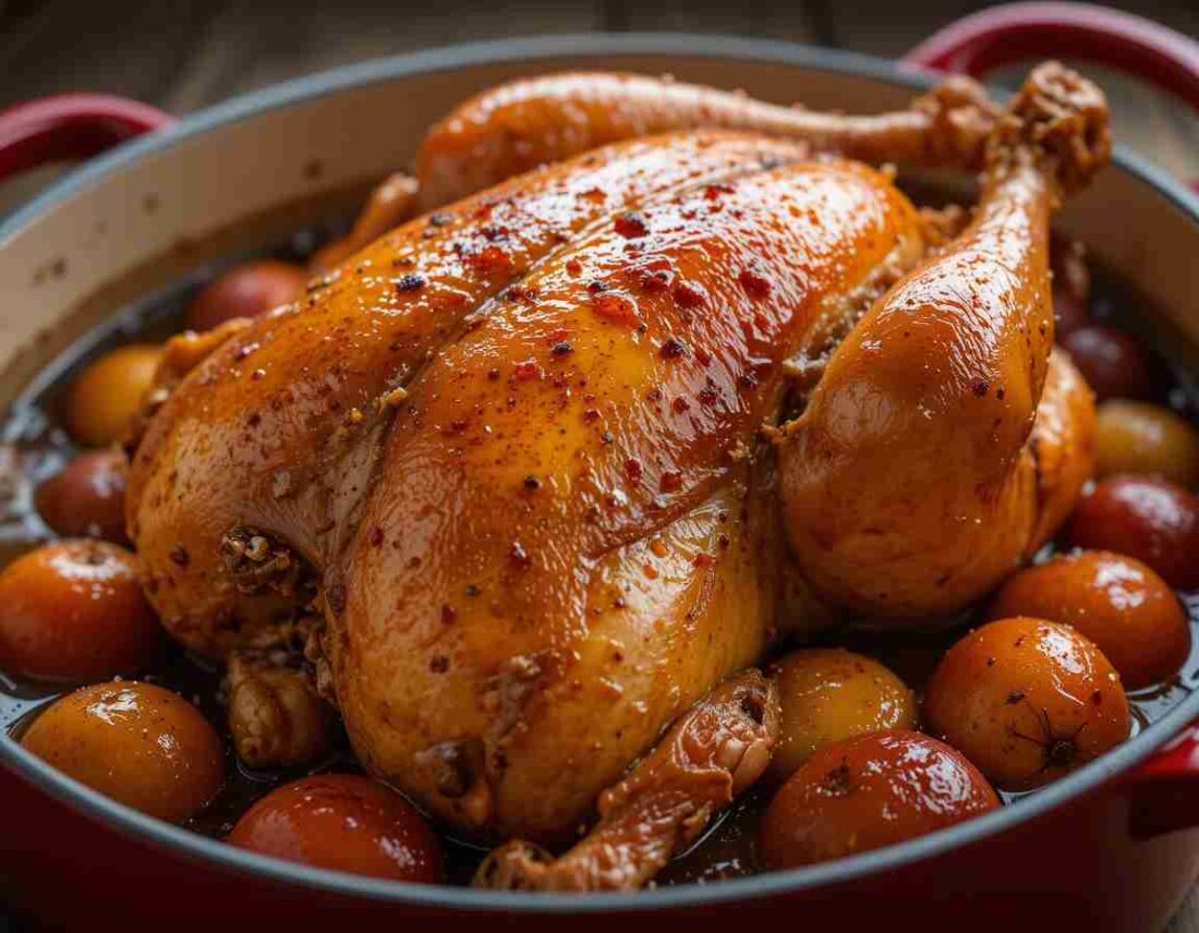 Recette Pintade En Cocotte Minute Champignons Pintade en Cocotte : Recette Facile et Savoureuse à Tester