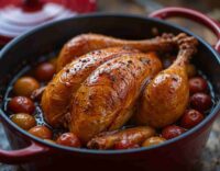 recette pintade en cocotte