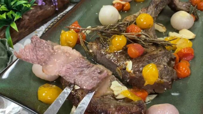 Côte de bœuf au four