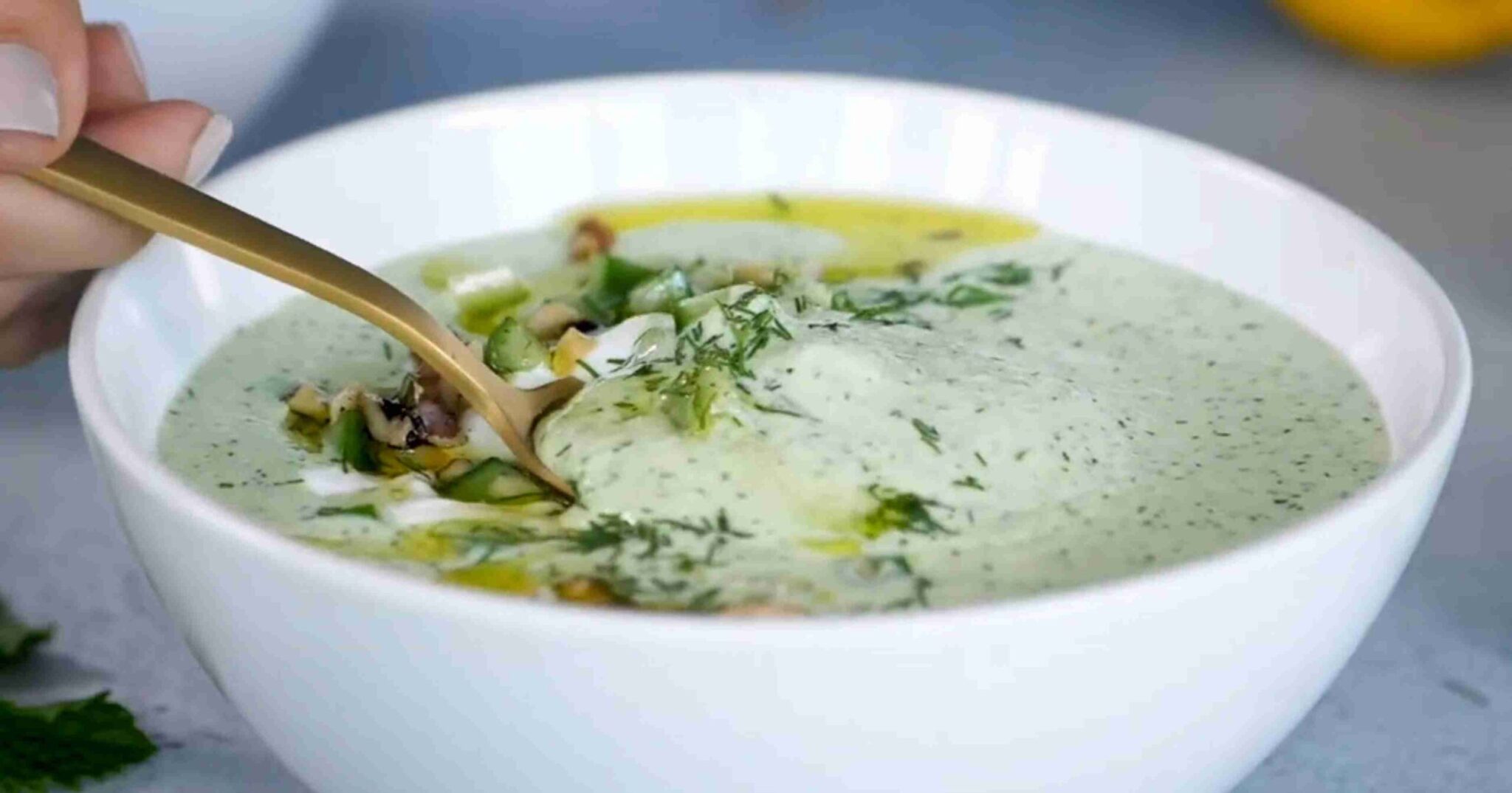 Gaspacho de concombre