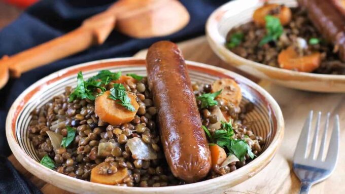 Lentilles Saucisses