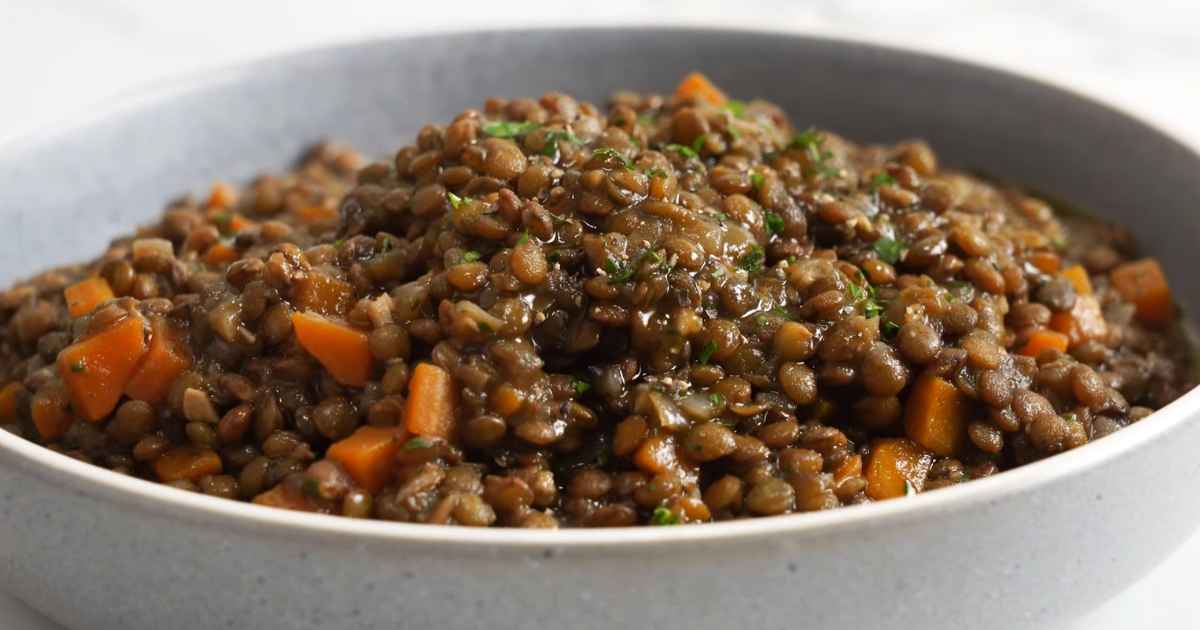 Recette Lentilles Vertes du Puy traditionnelle