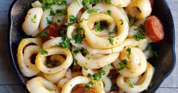 Recette Encornet Sautés