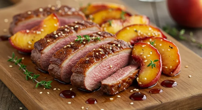 recette Magret de canard mariné