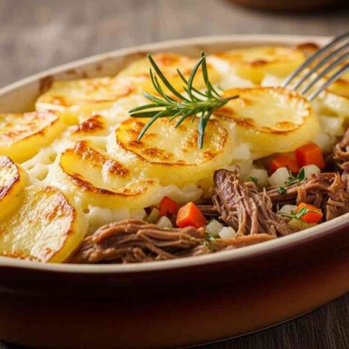 Parmentier de confit de canard recette