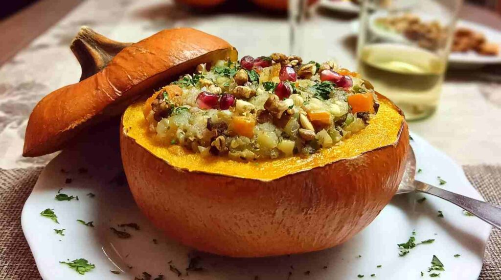 Potimarron Farci Végétarien