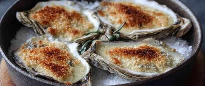 huîtres au four